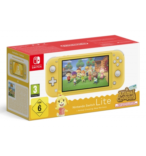 Nintendo Switch Lite Animal Crossing videoconsola portátil 14 cm (5.5") 32 GB Pantalla táctil Wifi Amarillo