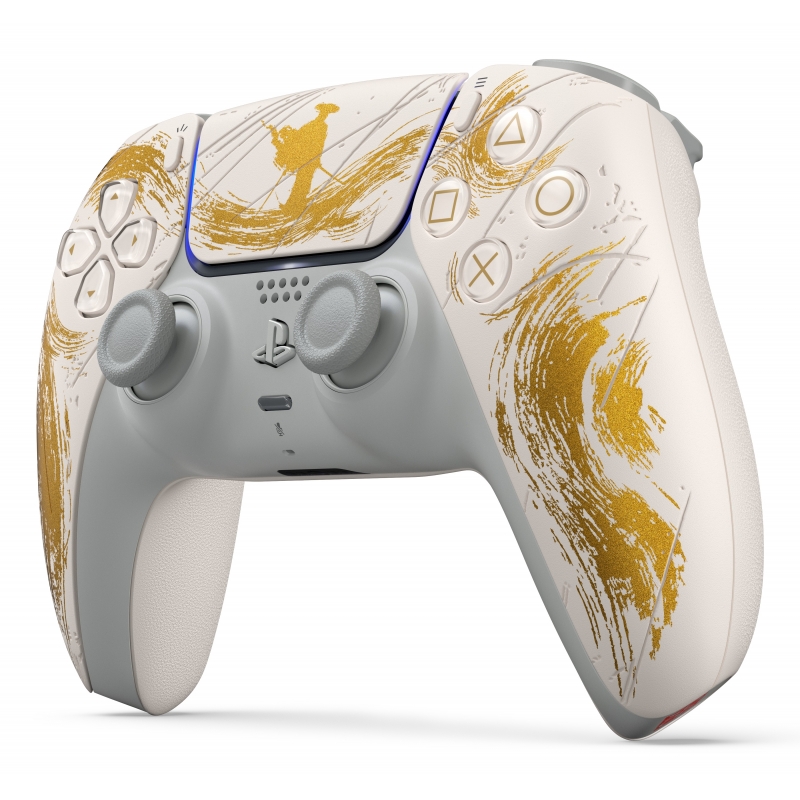 Sony DualSense Wireless Controller - Ghost of Yōtei Gold Limited Edition Oro, Blanco Bluetooth USB Gamepad Analógico Digital