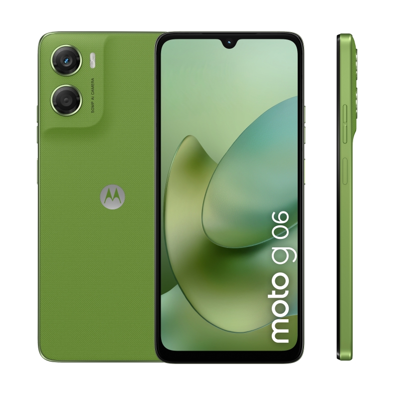 Motorola moto g06 17,5 cm (6.88") SIM doble Android 15 4G USB Tipo C 4 GB 256 GB 5200 mAh Verde