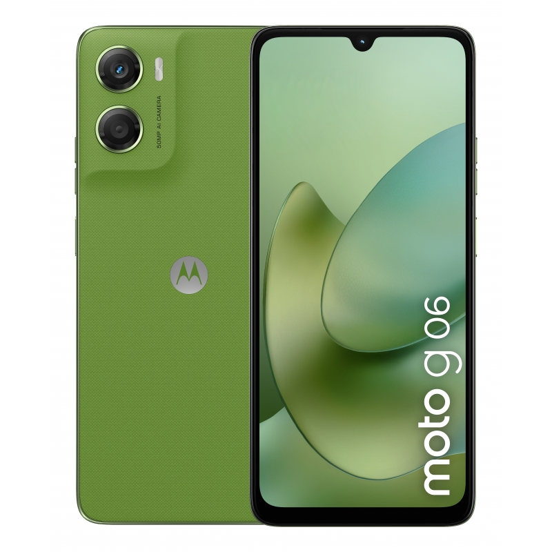 Motorola moto g06 17,5 cm (6.88") SIM doble Android 15 4G USB Tipo C 4 GB 256 GB 5200 mAh Verde