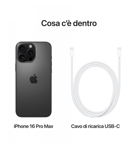 Apple iPhone 16 Pro Max 17,5 cm (6.9") SIM doble iOS 18 5G USB Tipo C 1 TB Negro