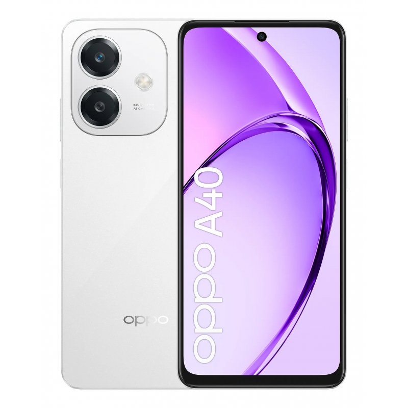 OPPO A40 16,9 cm (6.67") SIM doble Android 14 4G USB Tipo C 6 GB 128 GB 5100 mAh Blanco