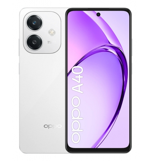 OPPO A40 16,9 cm (6.67") SIM doble Android 14 4G USB Tipo C 6 GB 128 GB 5100 mAh Blanco
