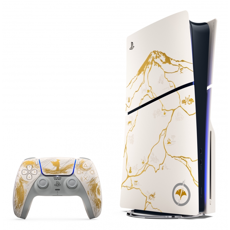 Sony PlayStation 5 - Ghost of Yotei Gold Limited Edition 1,02 TB Wifi Negro, Blanco