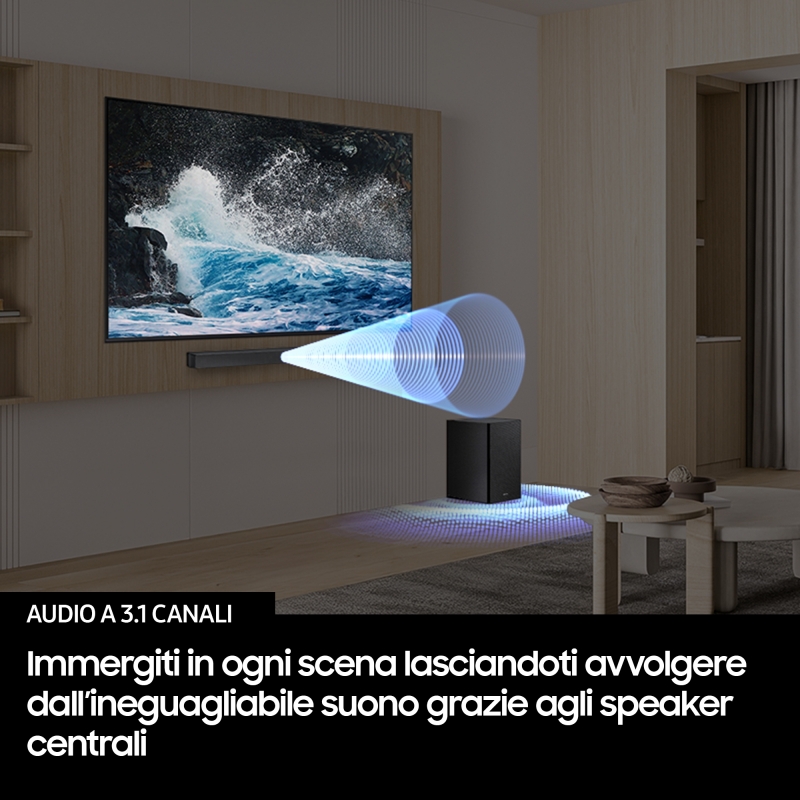 Samsung Barra de sonido B650F Serie B 3.1 con Subwoofer y Dolby 5.1 2025