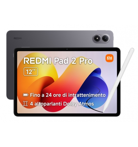 Xiaomi Redmi Pad 2 Pro +SmartPen Qualcomm Snapdragon 128 GB 30,7 cm (12.1") 6 GB Grigio