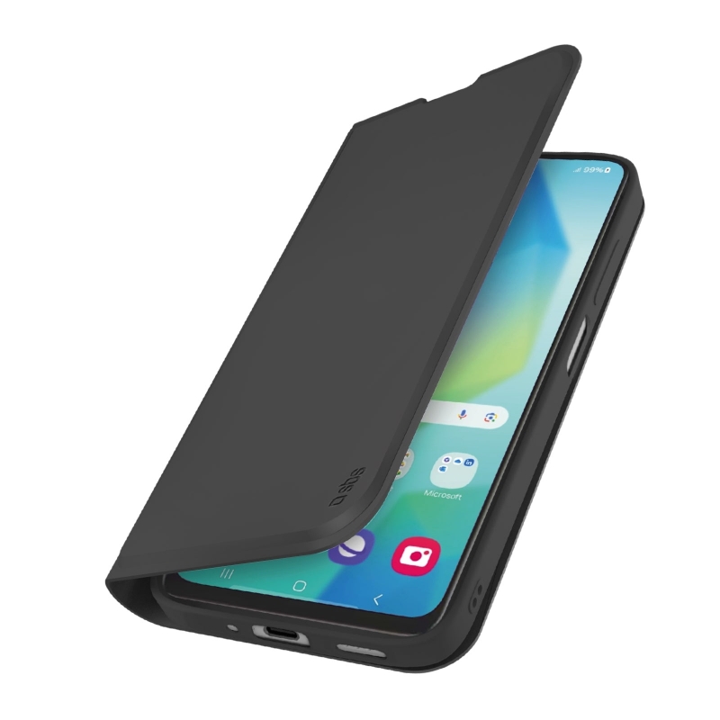 SBS TEWALSAA17K coque de protection pour téléphones portables Étui avec portefeuille Noir