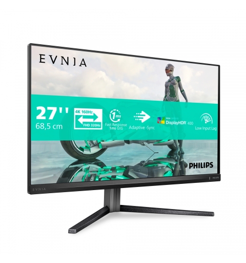 Philips Evnia 3000 27M2N3800A 00 pantalla para PC 68,6 cm (27") 3840 x 2160 Pixeles 4K Ultra HD LCD Gris