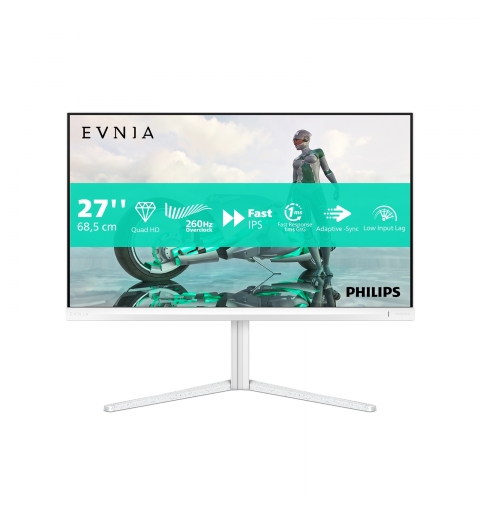 Philips Evnia 27M2N3501PA 00 écran plat de PC 68,6 cm (27") 2560 x 1440 pixels Quad HD LCD Blanc