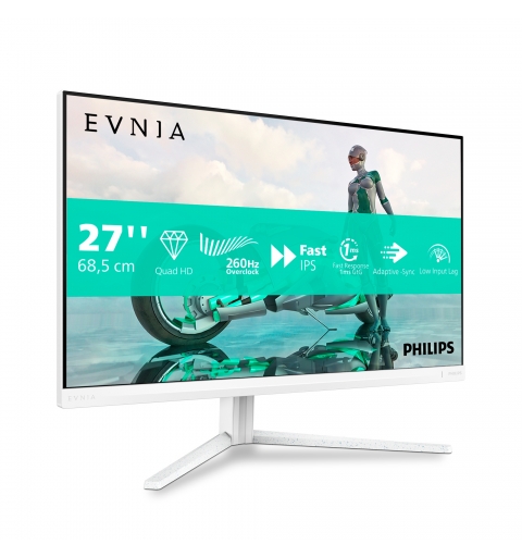Philips Evnia 27M2N3501PA 00 Computerbildschirm 68,6 cm (27") 2560 x 1440 Pixel Quad HD LCD Weiß