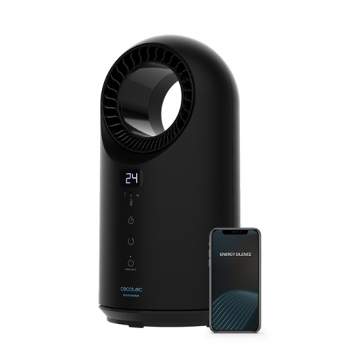 Cecotec ReadyWarm 8400 Bladeless Connected Interior Negro 1500 W Ventilador eléctrico