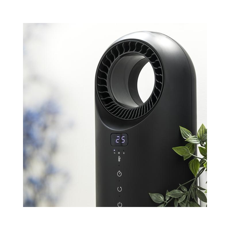Cecotec ReadyWarm 8400 Bladeless Connected Interior Negro 1500 W Ventilador eléctrico