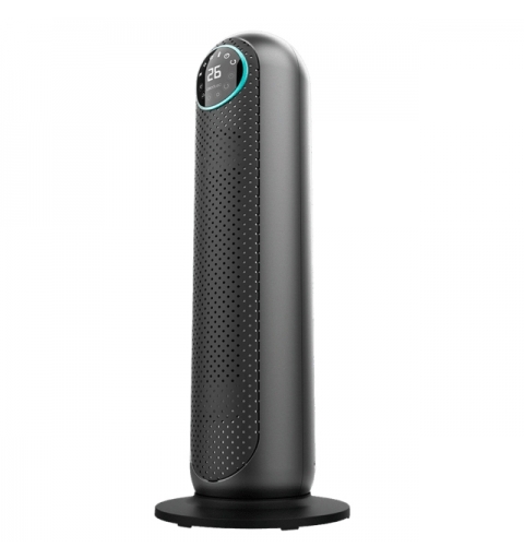 Cecotec 05826 calefactor eléctrico Interior Negro, Acero inoxidable 2200 W Ventilador eléctrico