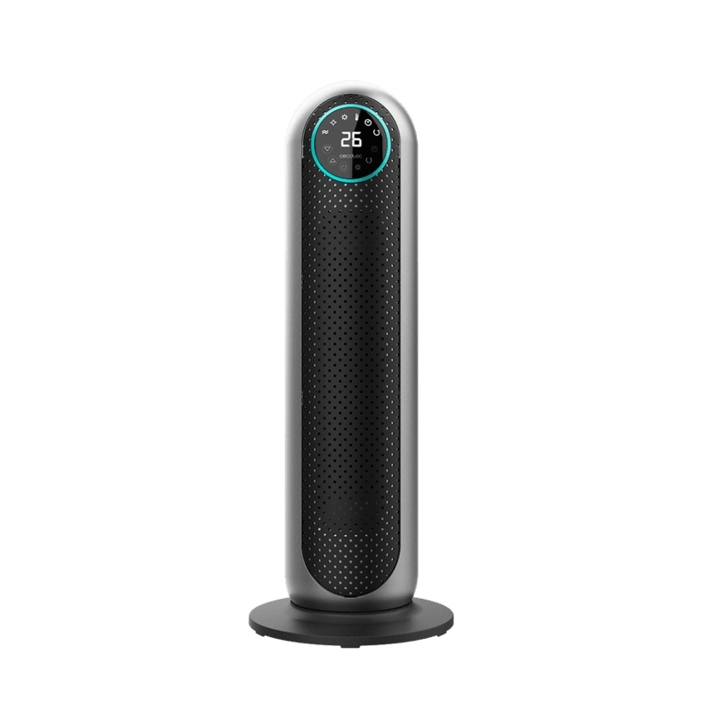 Cecotec 05826 calefactor eléctrico Interior Negro, Acero inoxidable 2200 W Ventilador eléctrico