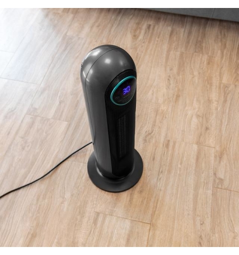 Cecotec 05826 stufetta elettrica Interno Nero, Acciaio inox 2200 W Riscaldatore ambiente elettrico con ventilatore