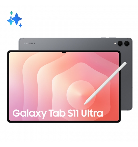 Samsung Galaxy Tab S11 Ultra 256 GB 37,1 cm (14.6") 12 GB Wi-Fi 7 (802.11be) Gris