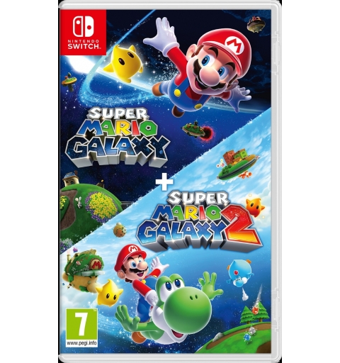 Nintendo Super Mario Galaxy + Super Mario Galaxy 2 Allemand, Néerlandais, Anglais, Espagnol, Français, Italien, Japonais,