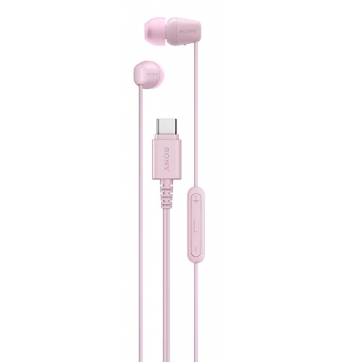Sony IER-EX15C Kopfhörer Kabelgebunden im Ohr Anrufe Musik USB Typ-C Pink