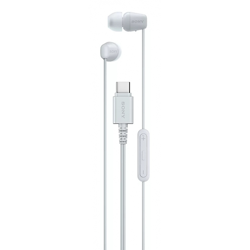 Sony IER-EX15C Kopfhörer Kabelgebunden im Ohr Anrufe Musik USB Typ-C Weiß