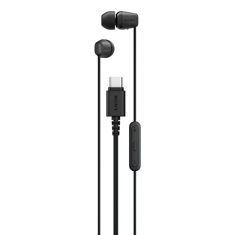 Sony IER-EX15C Kopfhörer Kabelgebunden im Ohr Anrufe Musik USB Typ-C Schwarz