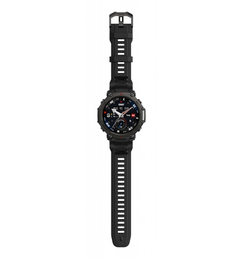 Amazfit T-Rex 3 Pro 3,81 cm (1.5") AMOLED 48 mm Numérique Écran tactile Noir GPS (satellite)