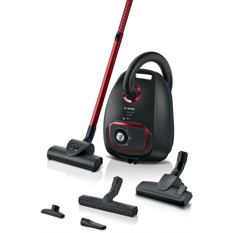 Bosch Serie 4 BGL41POW2H aspirapolvere a traino 4 L Aspiratore a cilindro Secco 850 W Sacchetto per la polvere