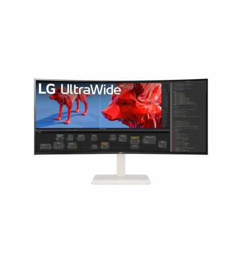 LG 38BR85QC-W Monitor PC 96,5 cm (38") 3840 x 1600 Pixel UltraWide Quad HD+ LCD Bianco