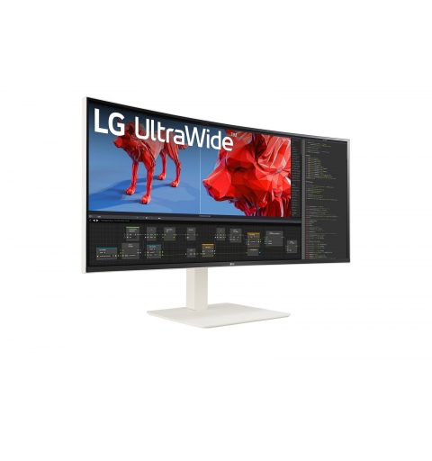 LG 38BR85QC-W Monitor PC 96,5 cm (38") 3840 x 1600 Pixel UltraWide Quad HD+ LCD Bianco
