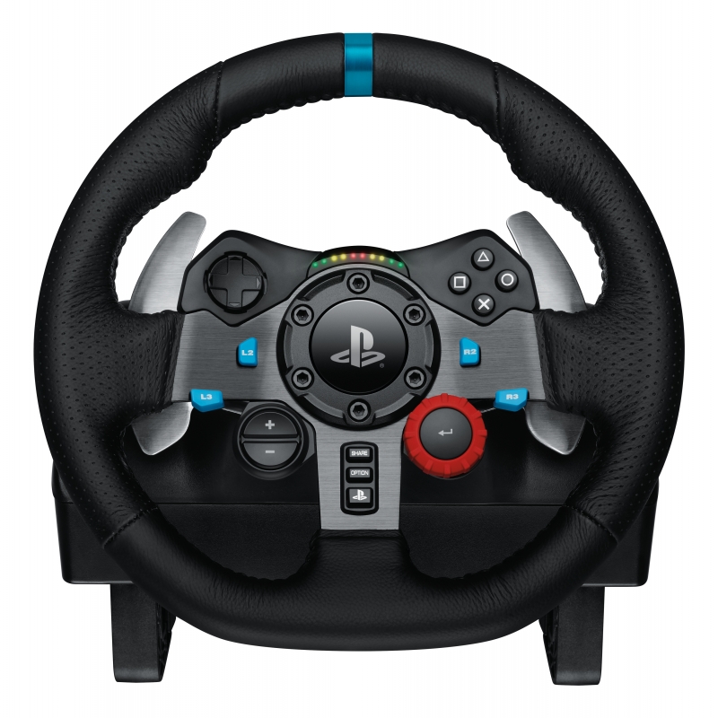 Logitech G 991-000539 accessoire de jeux vidéo Aluminium, Noir USB Volant + pédales + écouteurs PC, PlayStation 4, PlayStation