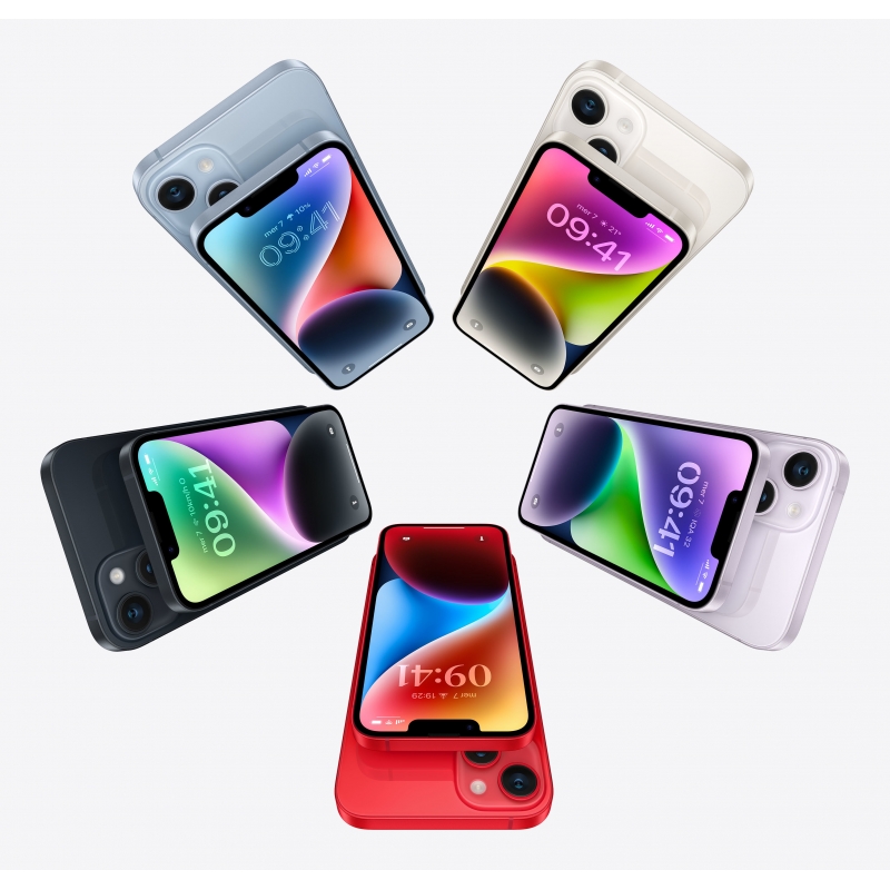 Apple iPhone 14 15,5 cm (6.1") Double SIM iOS 17 5G 128 Go Noir