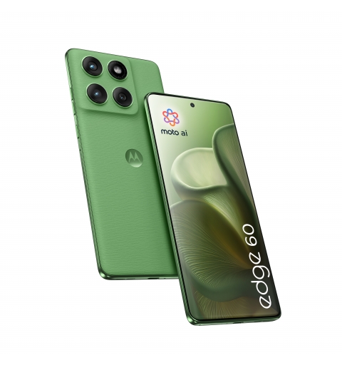 Motorola edge 60 16,9 cm (6.67") Double SIM Android 15 5G USB Type-C 8 Go 256 Go 5200 mAh Vert