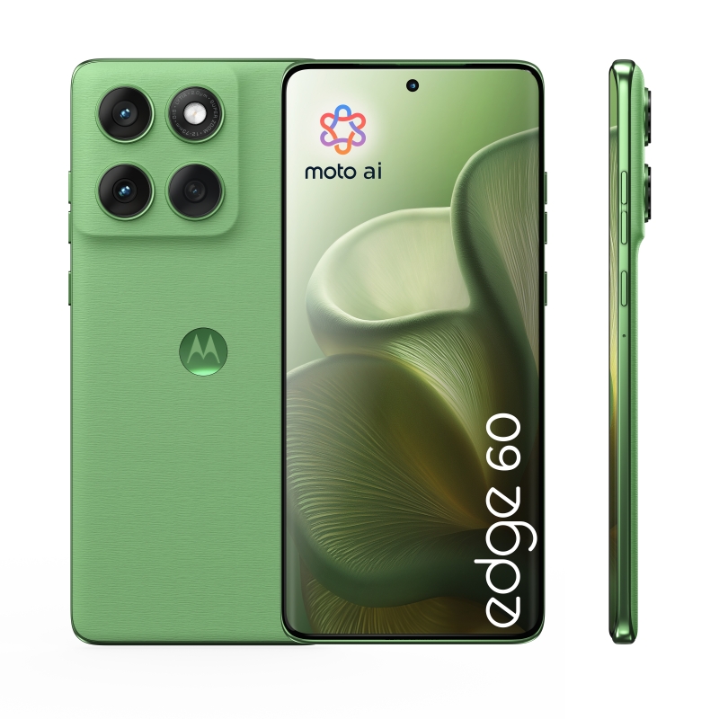 Motorola edge 60 16,9 cm (6.67") Double SIM Android 15 5G USB Type-C 8 Go 256 Go 5200 mAh Vert