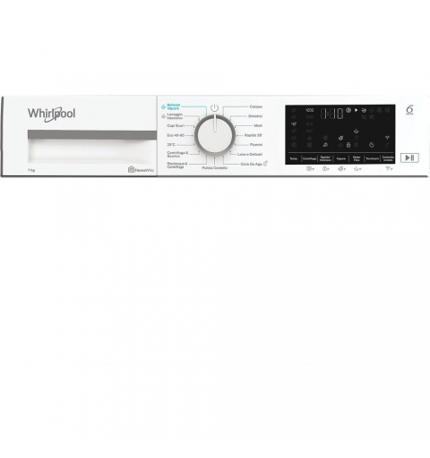 Whirlpool WAM 762W IT lavadora Carga frontal 7 kg 1200 RPM Blanco