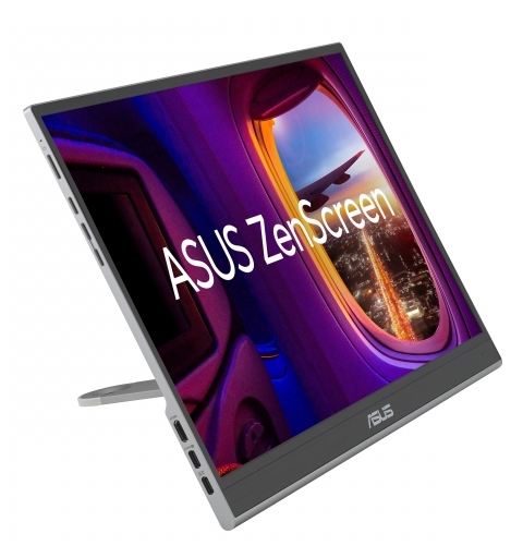 ASUS ZenScreen MQ16AHE écran plat de PC 39,6 cm (15.6") 1920 x 1080 pixels Full HD OLED Argent
