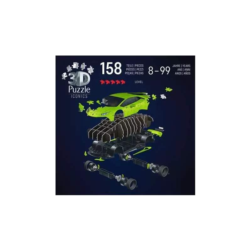 Ravensburger 12008037 Puzzle 3D-Puzzle 108 Stück(e) Fahrzeuge