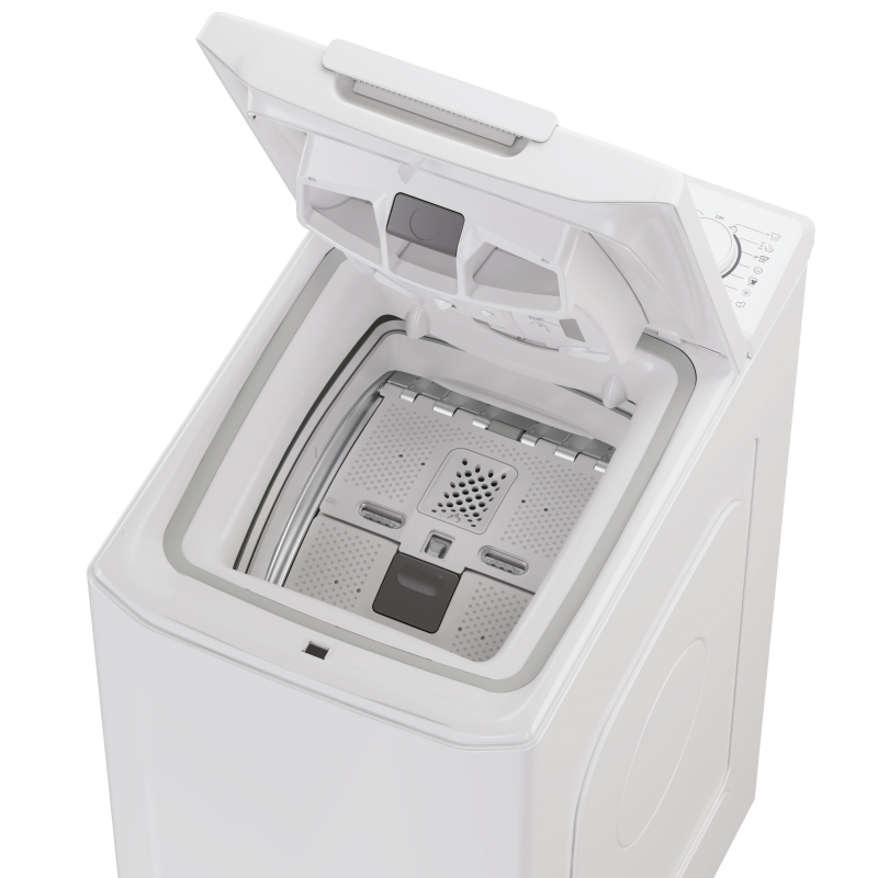 Candy TCA063D3-S lavatrice Caricamento dall'alto 6 kg 1000 Giri min Bianco