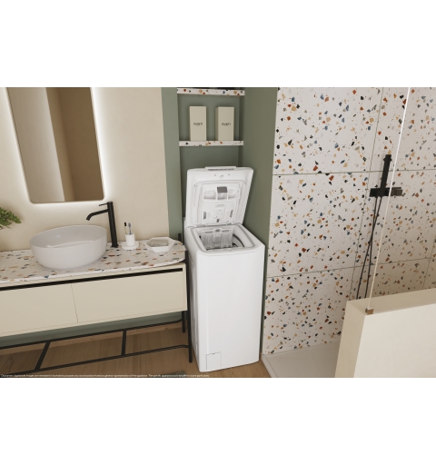 Candy TCA063D3-S lavatrice Caricamento dall'alto 6 kg 1000 Giri min Bianco