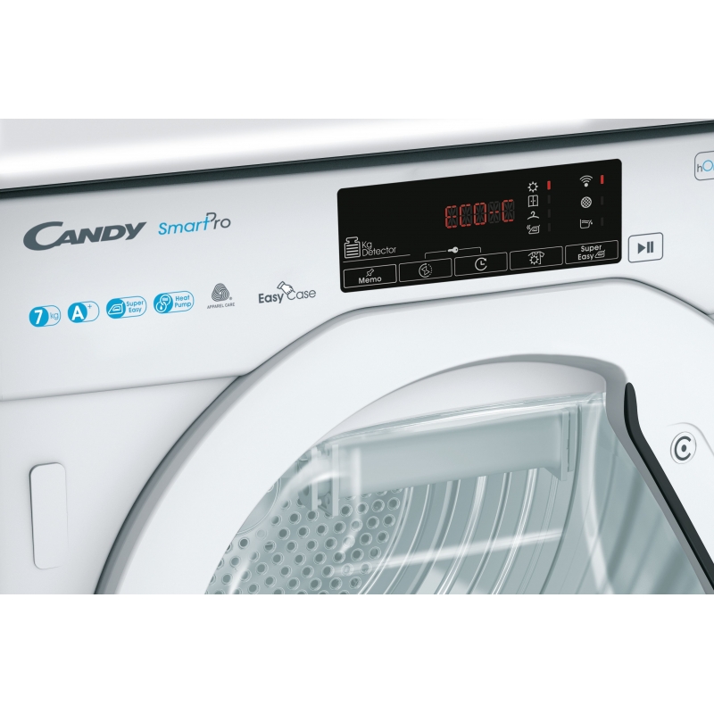 Candy Smart Pro BCTD H7A1TE-S Wäschetrockner Integriert Frontlader 7 kg Weiß