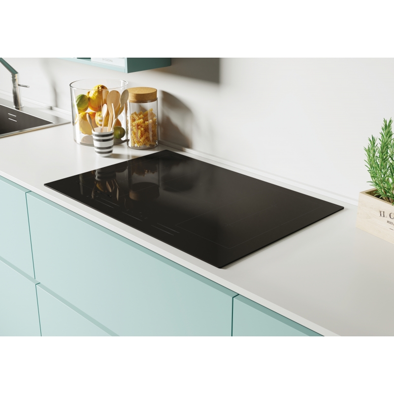 Candy CIFS85MCTT 1 Noir Intégré 77 cm Plaque avec zone à induction 5 zone(s)