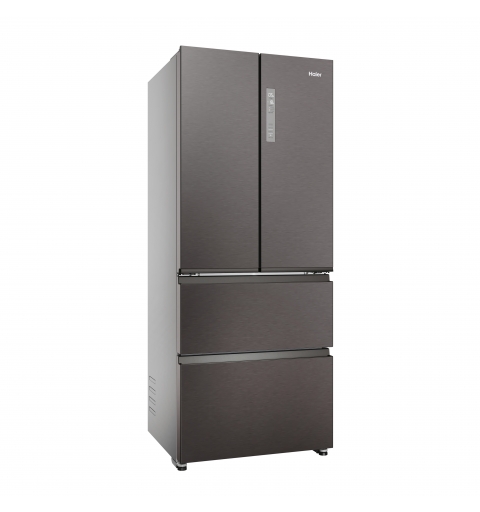 Haier HFR3718ENMD frigo américain Pose libre 402 L E Acier inoxydable