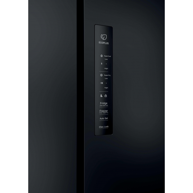 Haier HCR39F19ENPT frigo américain Pose libre 646 L E Noir