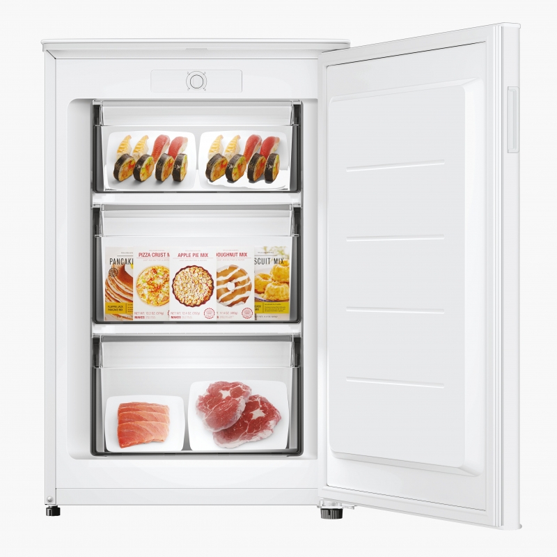 Candy CUQS 58EW Congelatore verticale Libera installazione 85 L E Bianco