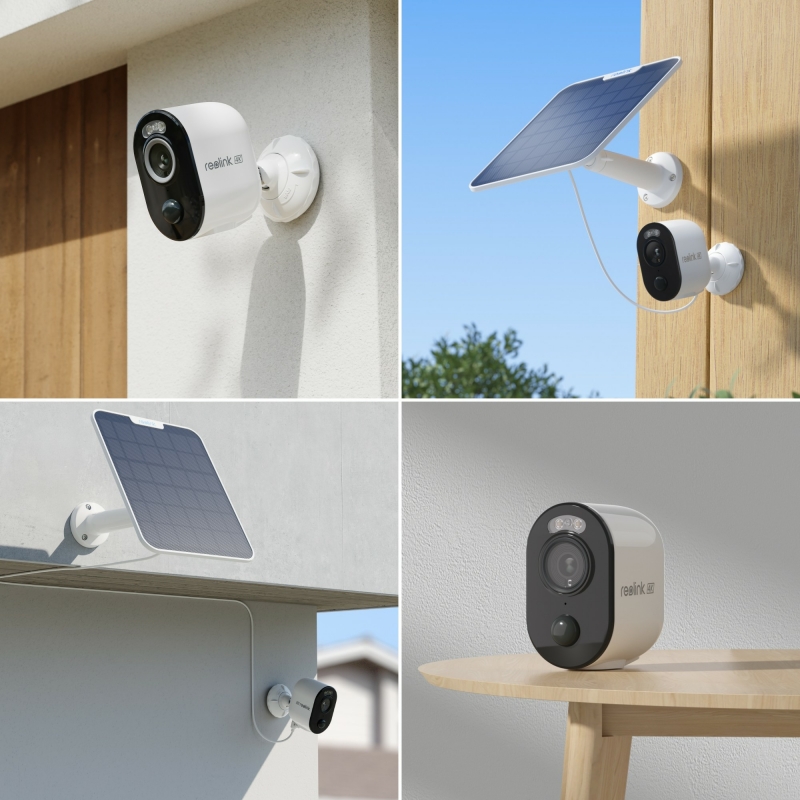 Reolink Argus Series B350 - 4K Outdoor Battery Wi-Fi Camera, Person Vehicle Animal Detection, Color Night Vision