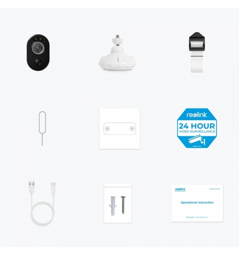 Reolink Argus Series B350 Cámara de seguridad IP Interior y exterior 3840 x 2160 Pixeles Pared