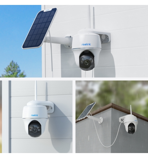 Reolink Argus Series B430 - 5MP Outdoor Wi-Fi Camera, Pan & Tilt, Person Vehicle Animal Detection, Color Night Vision
