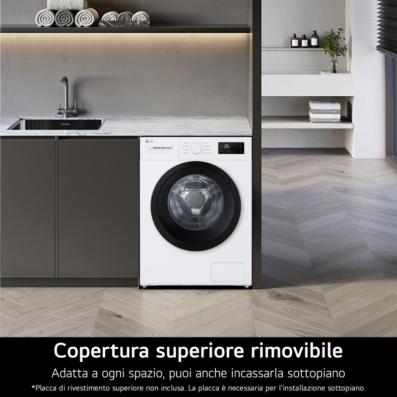 LG F4NA1009NWK lavadora Carga frontal 9 kg 1400 RPM Blanco