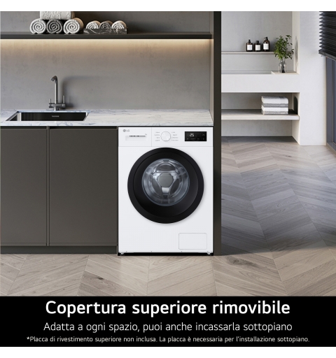 LG F4NA1009NWK lavadora Carga frontal 9 kg 1400 RPM Blanco