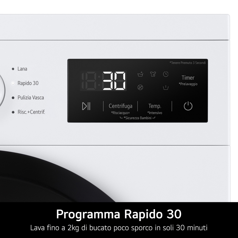 LG F4NA1009NWK lavadora Carga frontal 9 kg 1400 RPM Blanco