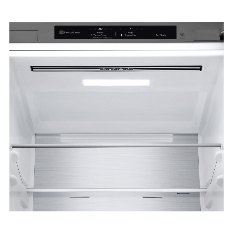LG GBV5140DPY Frigorifero combinato, Classe D, 344L, Fresh Converter, Porte piatte, Argento