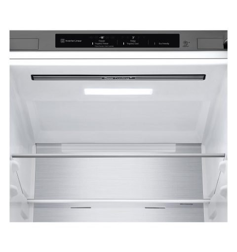 LG GBV5140DPY Frigorifero combinato, Classe D, 344L, Fresh Converter, Porte piatte, Argento